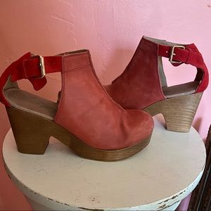Free People Amber Orchard Clog in Red